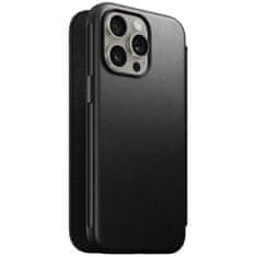 Nomad Modern Leather Folio, black - iPhone 15 Pro Max