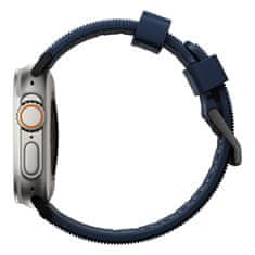 Nomad Rugged Strap, atlantic blue/black - AW Ultra 2/1 49mm 9/8/7 45mm/6/SE/5/4 44mm/3/2/1 42mm