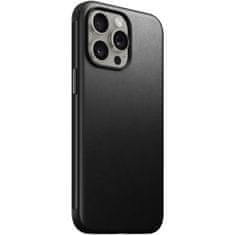 Nomad Modern Leather Case, black - iPhone 15 Pro Max