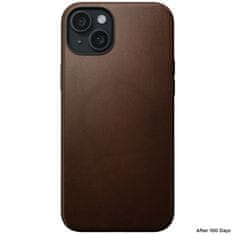 Nomad Modern Leather Case, brown - iPhone 15 Plus