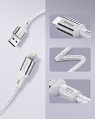 Innostyle Innostyle Powerflex Usb Lightning Mfi Rýchlonabíjací Kábel Pre Iphone Kevlar 2M Strieborný