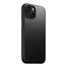 Nomad Modern Leather Case, black - iPhone 15