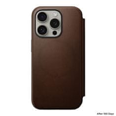 Nomad Modern Leather Folio, brown - iPhone 15 Pro