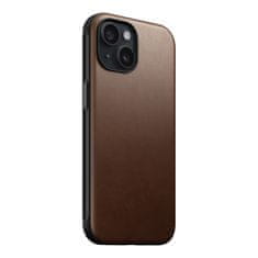 Nomad Modern Leather Case, brown - iPhone 15