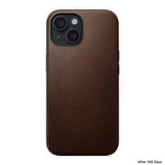 Nomad Modern Leather Case, brown - iPhone 15