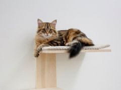 Kerbl Škrabadlo pre mačky TIMBER - mačacie strom na stenu 150 cm