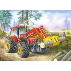 KIK Castorland Puzzle Traktor 60 dielikov