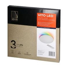 Orno Stropné svietidlo Orno VITO AD-PL-6514WLZM/CCT 36W, 40cm + RGB ovládač 