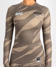 VENUM Dámsky rashguard VENUM s dlhým rukávom UFC Adrenaline by Venum Fight Week - desert camo