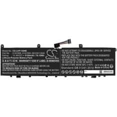 CameronSino Batéria pre Lenovo Thinkpad P1, P1 Gen 1, X1 Extreme, 5150 mAh, Li-Pol