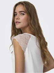ONLY Dámske tričko ONLPETRA Slim Fit 15315803 White (Veľkosť L)