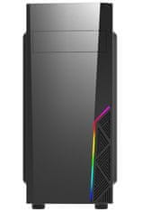 Zalman skriňa T8 / middle tower / ATX / 1x120mm / 2xUSB 2.0 / USB 3.0 / RGB / čierna