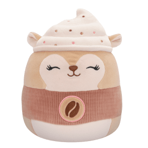 SQUISHMALLOWS Latte veverička - Reza, 20 cm