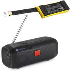 CameronSino Batéria pre JBL Tuner, 1850 mAh, Li-Pol