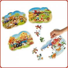 KIK Baby puzzle 4 ročné obdobia, 4v1 