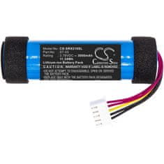 CameronSino Batéria pre Sony SRS-XB21, 3000 mAh, Li-Ion