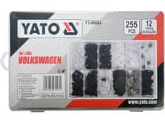 YATO Príchytky plastové pre čalúnenie Volkswagen 255 ks