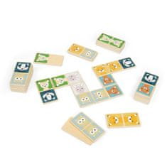 Rappa Bigjigs Toys Domino lesné zvieratká