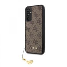 Guess Zadný kryt 4G Charms na Samsung A34 Brown