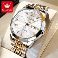 OLEVS OLEVS 9931 Pánske hodinky Rhombus Mirror Original Quartz: 
