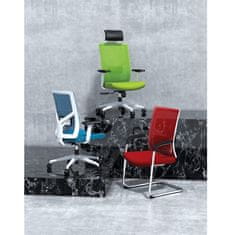 Dalenor Konferenčná stolička Snow (SET 2 ks), textil, modrá