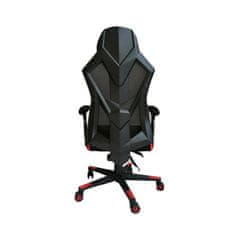 Dalenor Herné kreslo Gaming Soft, textil, čierna / červená