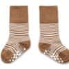 KipKep detské ponožky Stay-on-Socks ANTISLIP 12-18m 1pár Camel