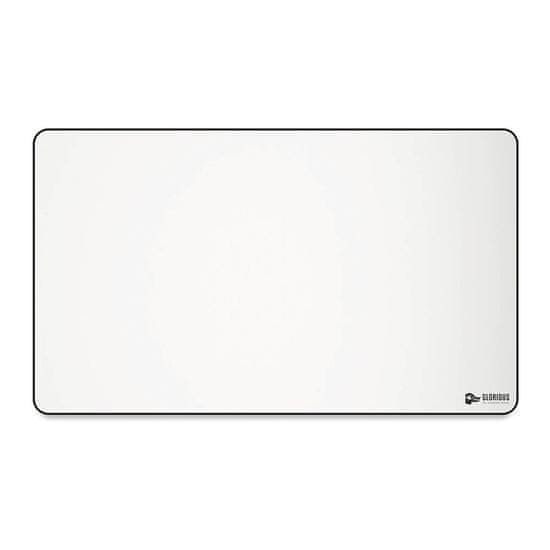 Glorious PC Gaming Mouse Pad - herní podložka pod myš a klávesnici, White XL Extended (36x61cm)