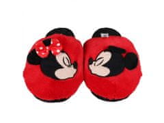 Disney Papuče Mickey DISNEY červeno-čierne pre ženy, teplé, hrubá podrážka. 40-41 EU