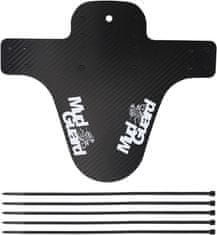 Korbi Predný a zadný blatník na horský bicykel MTB Enduro Carbon Mud Guard, čierny