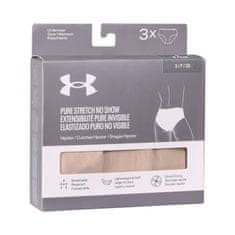 Under Armour 3PACK dámske nohavičky béžové (1383895 500) - veľkosť L