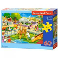 KIK Castorland Puzzle ZOO 60 dielikov