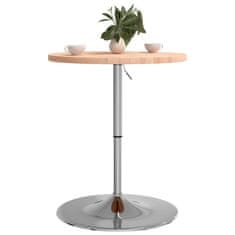 Petromila vidaXL Barový stolík Ø60x90,5 cm, bukový masív