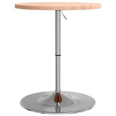 Petromila vidaXL Barový stolík Ø60x90,5 cm, bukový masív