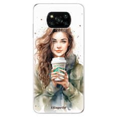 iSaprio Silikónové puzdro - Girl with latte pre Xiaomi Poco X3 Pro / X3 NFC