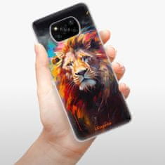 iSaprio Silikónové puzdro - Abstract Lion pre Xiaomi Poco X3 Pro / X3 NFC