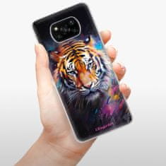 iSaprio Silikónové puzdro - Abstract Tiger pre Xiaomi Poco X3 Pro / X3 NFC