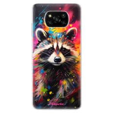 iSaprio Silikónové puzdro - Abstract Racoon pre Xiaomi Poco X3 Pro / X3 NFC