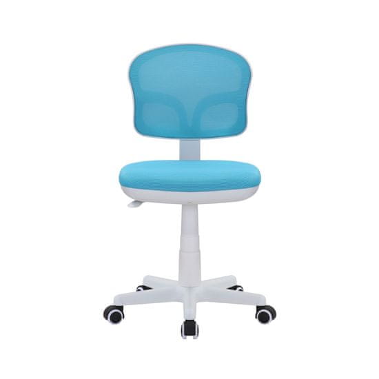 Dalenor Detská stolička Honey, textil, biela podnož / modrá