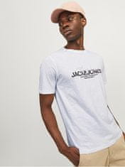 Jack&Jones Pánske tričko JORARUBA Standard Fit 12255452 Bright White (Veľkosť S)