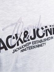 Jack&Jones Pánske tričko JORARUBA Standard Fit 12255452 Bright White (Veľkosť S)