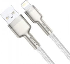 BASEUS Lightning Cafule Series Metal data cable 2.4A 2m White (CALJK-B02)
