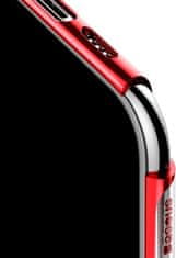 BASEUS pouzdro pro Apple iPhone 11 Pro Max Shining transparentní-červená