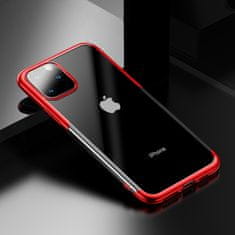 BASEUS pouzdro pro Apple iPhone 11 Pro Max Shining transparentní-červená