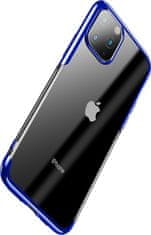 BASEUS pouzdro pro Apple iPhone 11 Pro Max Shining transparentní-modrá