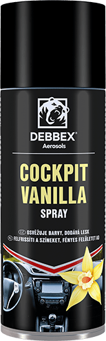 Den Braven Cockpit spray 400 ml, vanilka aerosolový sprej