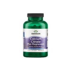 Swanson Doplnky stravy Calcium Citrate Plus Magnesium 2:1