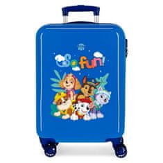 Jada Toys Luxusný detský ABS cestovný kufor PAW PATROL Blue, 55x38x20cm, 34L, 2191724