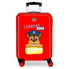 Jada Toys Luxusný detský ABS cestovný kufor PAW PATROL Red, 55x38x20cm, 34L, 2191722