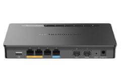 Grandstream GWN7002 VPN router 2 SFP, 4 Gb porty / 1 PoE in, 2 PoE out